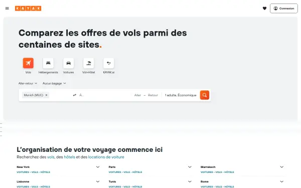 www.kayak.fr
