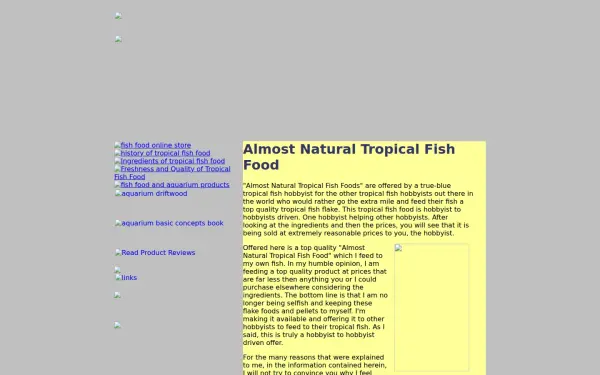 almostnaturalfishfood.us