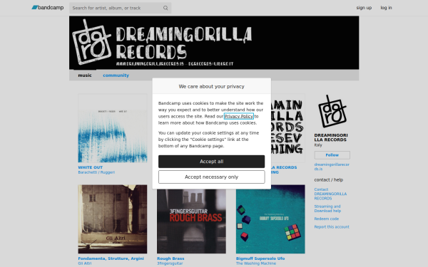 dreamingorillarecords.bandcamp.com