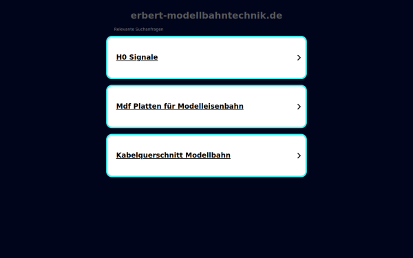 erbert-modellbahntechnik.de