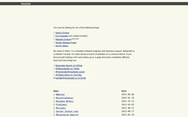 www.marginalia.nu