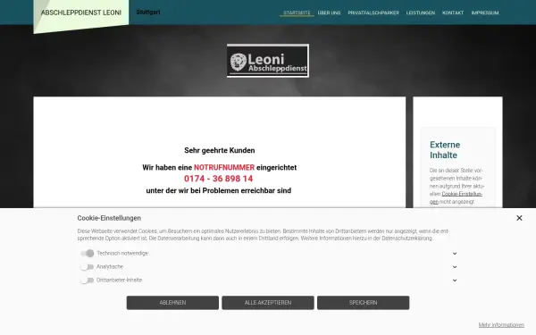 abschleppdienst-leoni.de