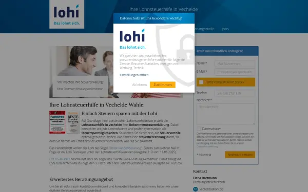 www.lohnsteuerhilfe-wahle.de
