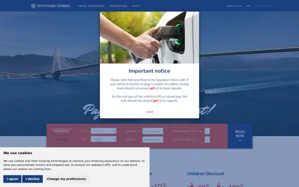 ventourisferries.com