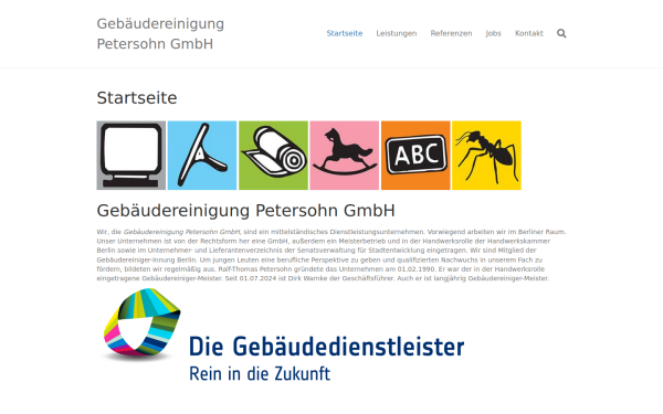 www.gebaeudereinigung-petersohn.de