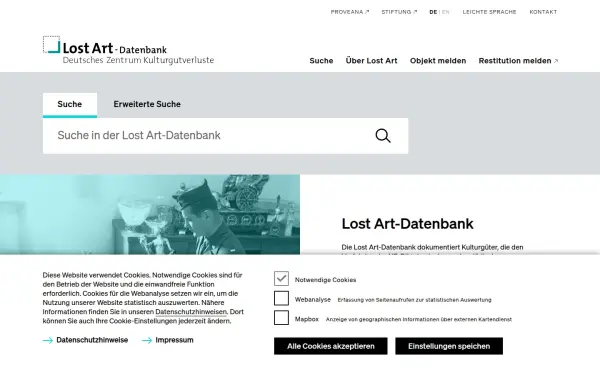 www.lostart.de