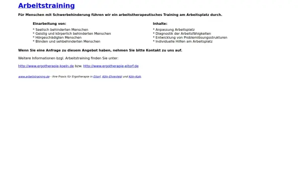 arbeitstraining.de