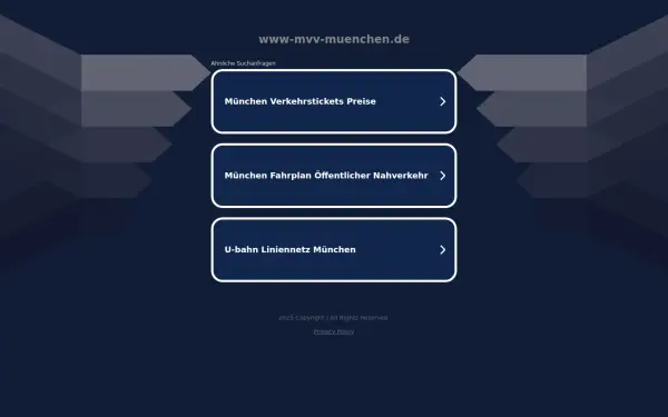 www.mvv-muenchen.de