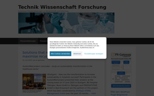 wissenschaft.pr-gateway.de