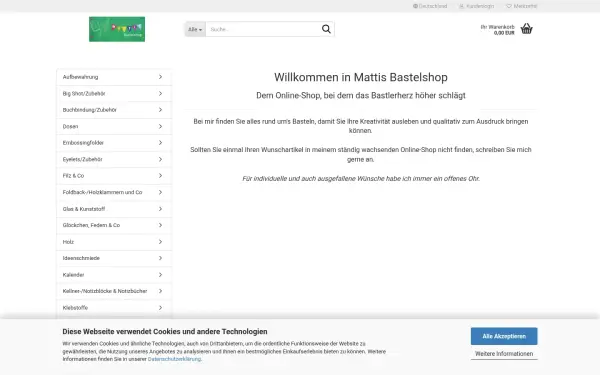 www.mattis-bastelshop.de
