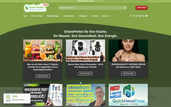 www.grueneperlen.com