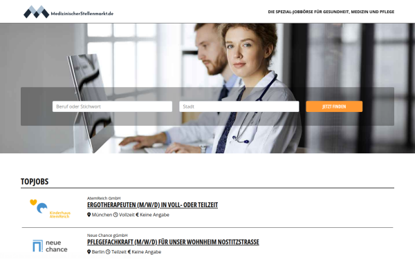 www.medizinischerstellenmarkt.de
