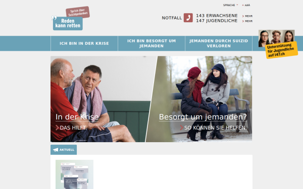 www.reden-kann-retten.ch