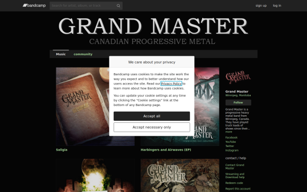 grandmasterband.bandcamp.com
