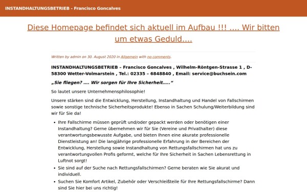 www.buchsein.eu