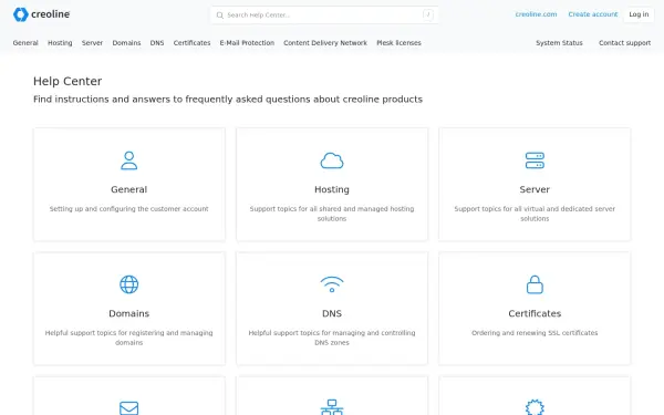 help.creoline.com