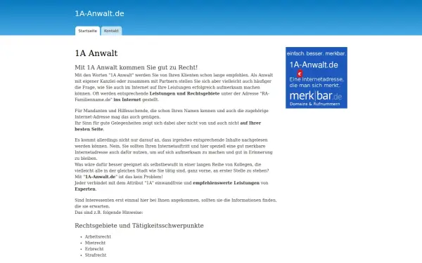 www.1a-anwalt.de