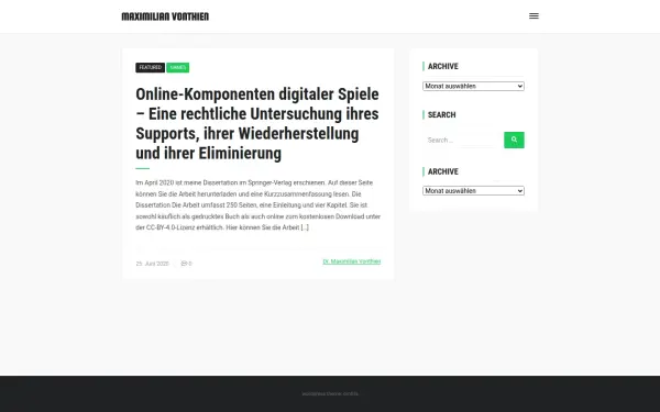 www.maximilianvonthien.de