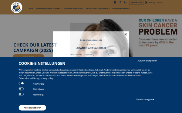 www.euromelanoma.eu