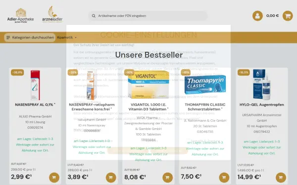 www.arzneiadler.de