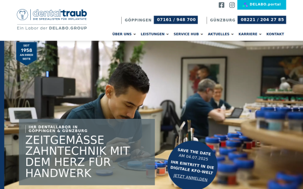 www.dentaltraub.de