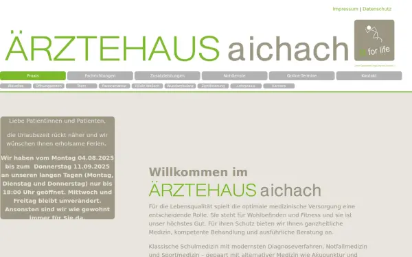 www.aerztehaus-aichach.de