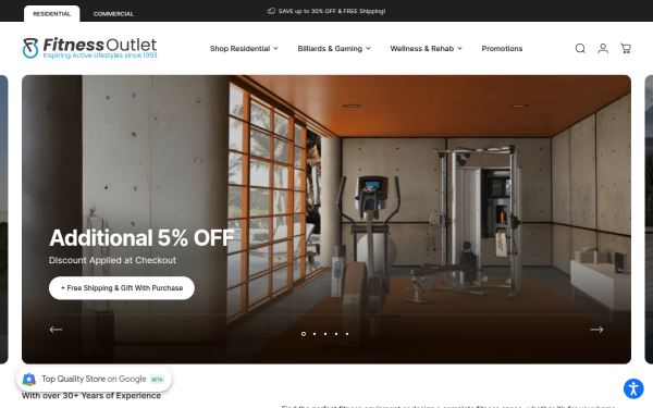 www.thefitnessoutlet.com