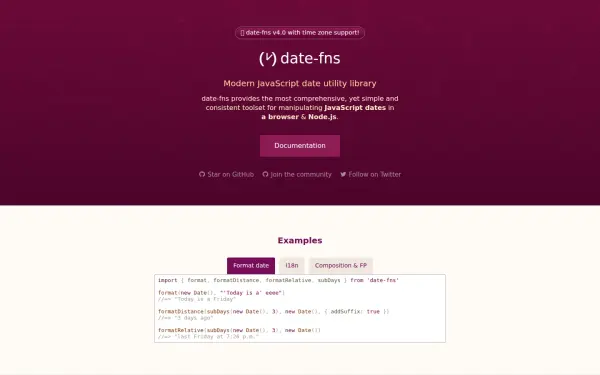 date-fns.org
