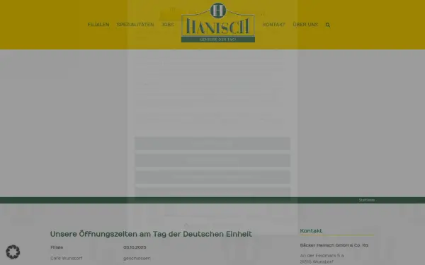 www.baeckerei-hanisch.de