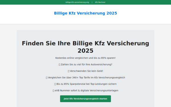 www.billige-kfz-versicherung.org