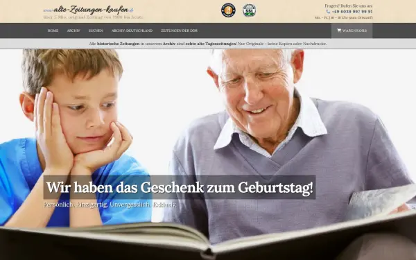 www.alte-zeitungen-kaufen.de