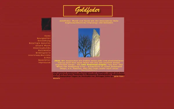 goldfedermusik.de