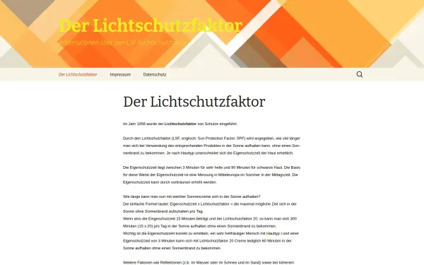 www.lichtschutzfaktor.de
