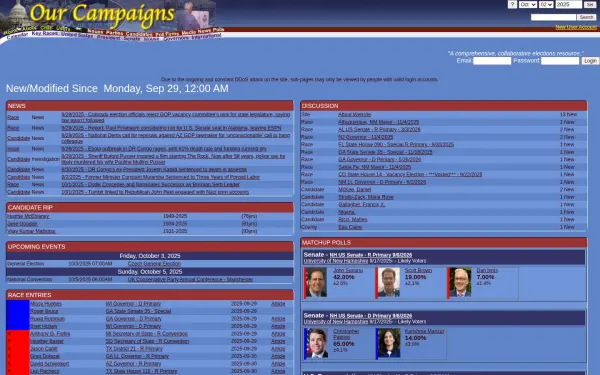 www.ourcampaigns.com