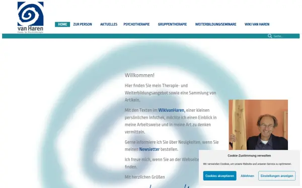 psychotherapie-vanharen.de