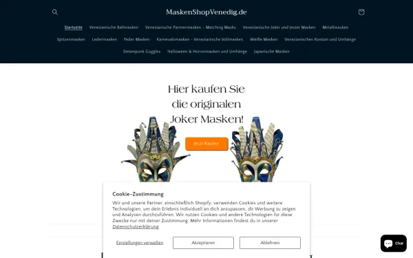 www.maskenshopvenedig.de