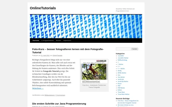 www.onlinetutorials.de