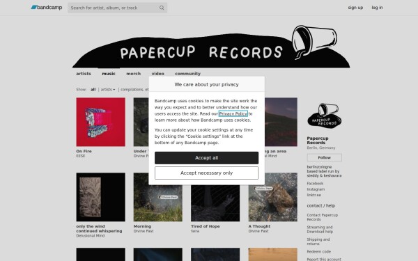 papercuprecords.bandcamp.com