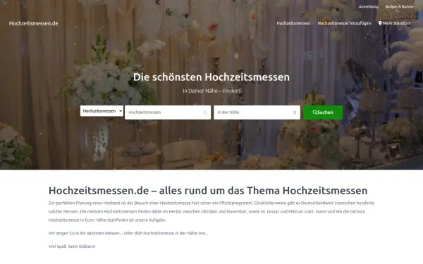 hochzeitsmessen.de