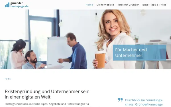 www.gruenderhomepage.de
