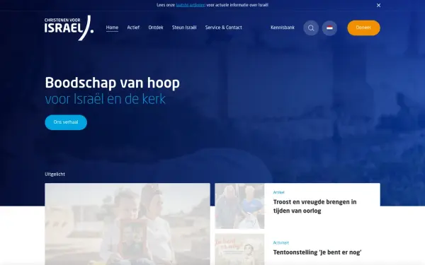 www.christenenvoorisrael.nl