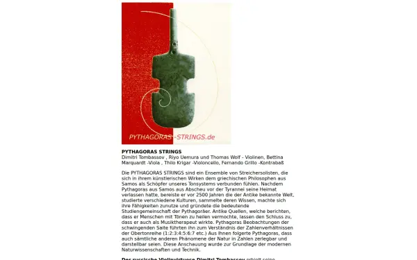 pythagoras-strings.de