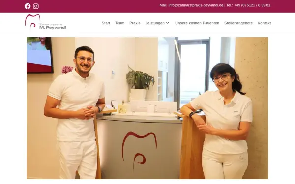 zahnarztpraxis-peyvandi.de