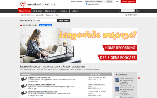 www.musikerforum.de