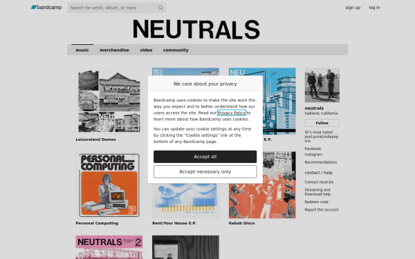 neutrals.bandcamp.com