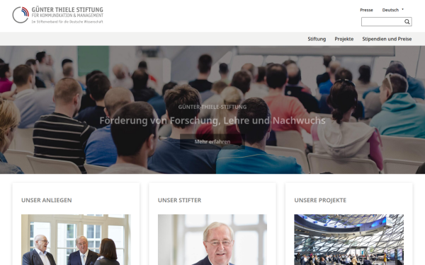 guenter-thiele-stiftung.de