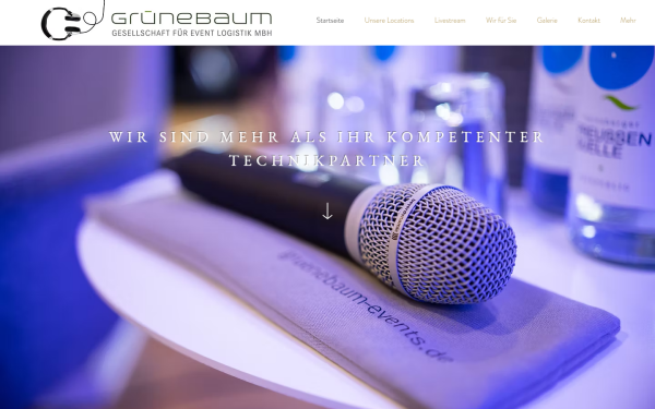 www.gruenebaum-event-logistik.de