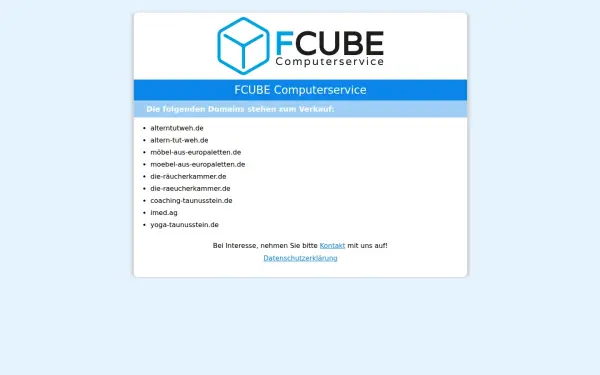 domainverkauf.fcube-hosting.de