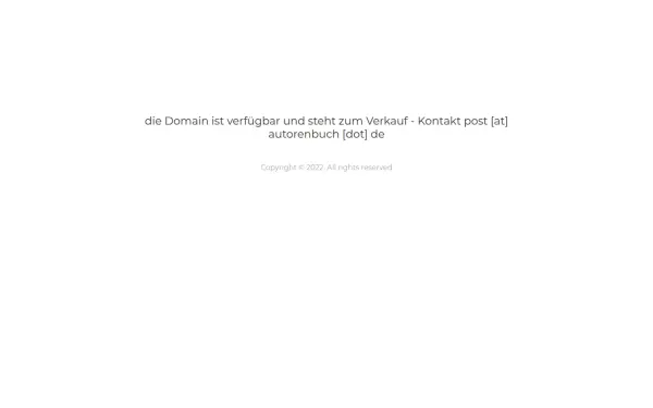 www.autorenbuch.de