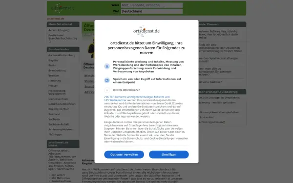 www.ortsdienst.de